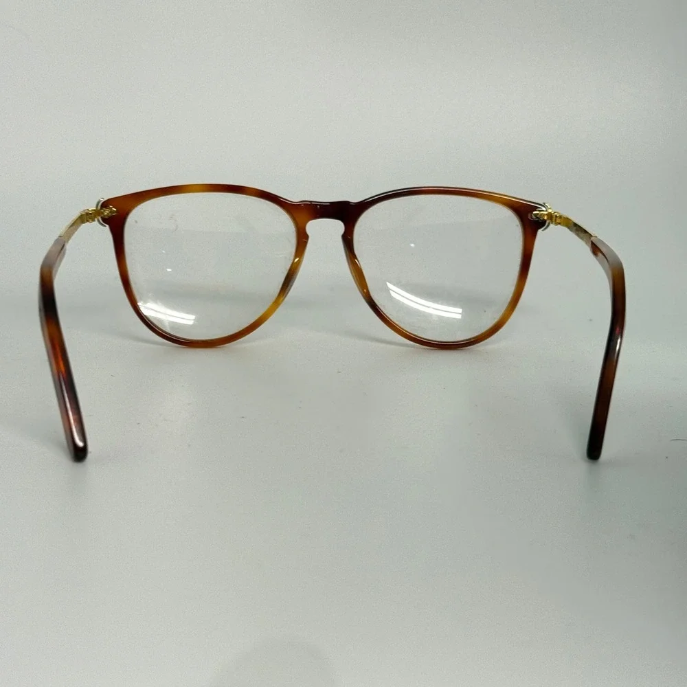 Vogart Kent 7 54-16 034 Tortoise‎ Gold Eyeglass Frames Italy Vintage Eyewear